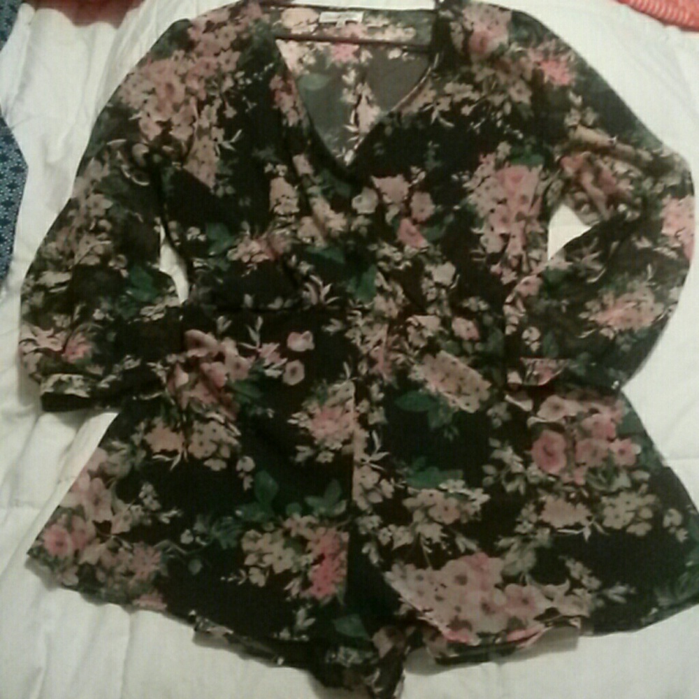 Long sleeve romper